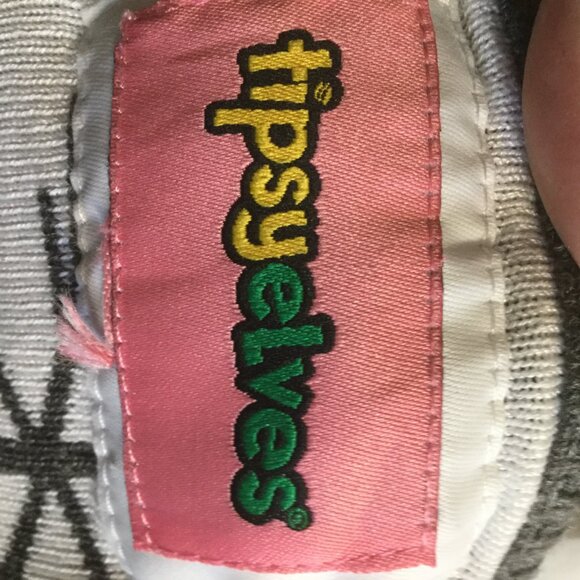 Tipsy Elves Snowman Christmas sweater measures 25" p 2 p gray and white - Picture 5 of 5